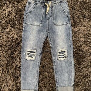 Stylish Distressed Denim Kids Jeans